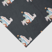 Kerstmiskerststal Manager Gift Bag Tissuepapier (Detail)