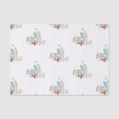 Kerstmiskerststal Manager Gift Bag Tissuepapier (Voorkant)