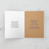 Kerstmiskerststal wenskaart feestdagen kaart (Binnen)