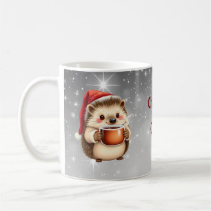 Kerstmiskoffie voor egels koffiemok