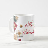 Kerstmiskop Koffiemok (Voorkant links)