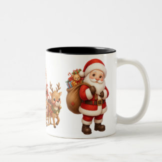 Kerstmiskop Tweekleurige Koffiemok