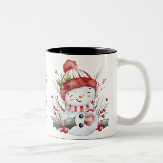 Kerstmiskop Tweekleurige Koffiemok