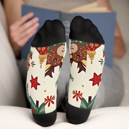Kerstmiskruis sokken (Onderkant)