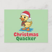 Kerstmiskwacker Feestdagenkaart (Voorkant)