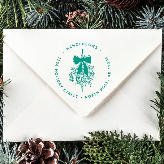 Kerstmismaretak gekocht retouradres  zelfinktende stempel