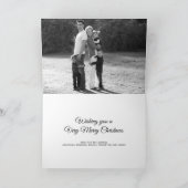 Kerstmismaretak Vakantie Fotokaart Feestdagen Kaart (Binnen)