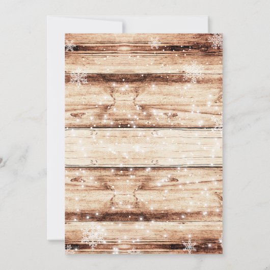 Kerstmismetselaar pot uitnodiging voor het feest (Achterkant)