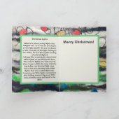 Kerstmisnorm, 5"x 7"Gevouwen Wenskaart Kaart (Binnen)