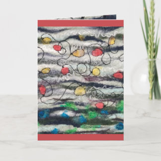 Kerstmisnorm, 5"x 7"Gevouwen Wenskaart Kaart