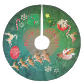 Kerstmisnostalgie boomrok kerstboom rok (Voorkant)