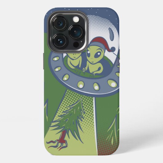 Kerstmisontvoering iPhone Hoesje (Achterkant)