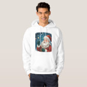 Kerstmisontwerp met kerstverlichting hoodie (Voorkant volledig)