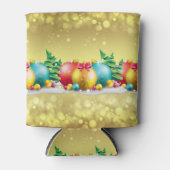 Kerstmisontwerp, ornamentaal, aangepaste Koelbox Blikjeskoeler (Voorkant)