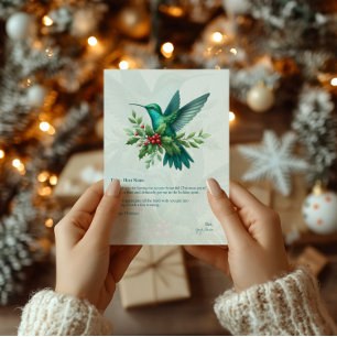 Kerstmispapagaai Kerstkaart Bedankkaart