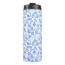 Kerstmispatroon 07.nbg Geen BG Thermosbeker