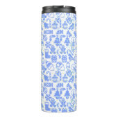 Kerstmispatroon 07.nbg Geen BG Thermosbeker (Achterkant)