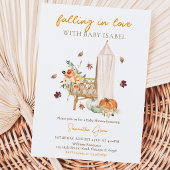 Kerstmispompoen Baby Shower Uitnodiging voor Valen