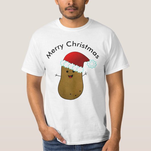 Kerstmispotato T-shirt (Voorkant)