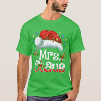 Kerstmispyjama voor koppels, meneer en mevrouw Cla T-shirt
