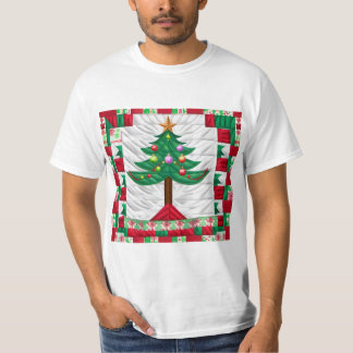 Kerstmisquilten Kerstboom Quilten, T-shirt