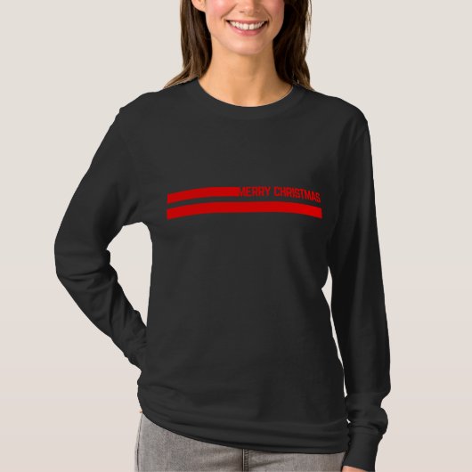 kerstmisregels t-shirt (Voorkant)