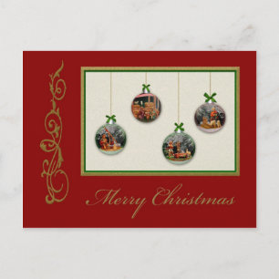 Kerstmisscène  Briefkaart