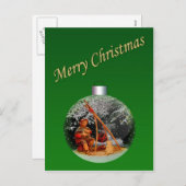 Kerstmisscène Briefkaart (Voorkant / Achterkant)