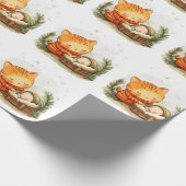 Kerstmisscène kerstinpakpapier Baby Jesus Cadeaupapier (Hoek)