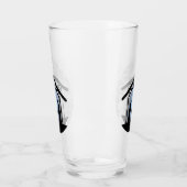 Kerstmisscène religieus glas (Links)