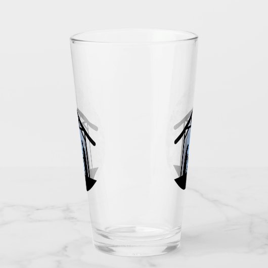 Kerstmisscène religieus glas (Links)