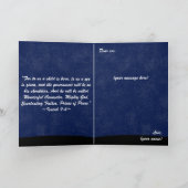 Kerstmisscène religieus kaart (Binnen)