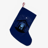 Kerstmisscène religieus kleine kerstsok (Voorkant (Hangend))