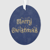 Kerstmisscène religieus ornament (voorkant)