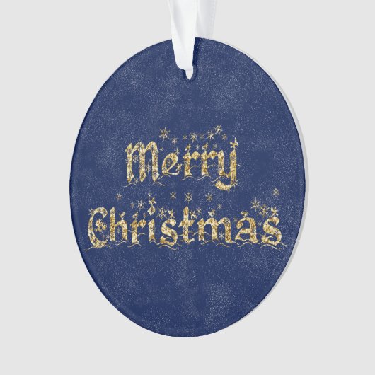 Kerstmisscène religieus ornament (voorkant)