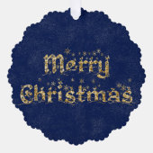 Kerstmisscène religieus ornament kaart (Voorkant)