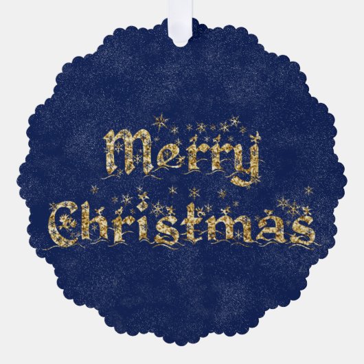 Kerstmisscène religieus ornament kaart (Voorkant)