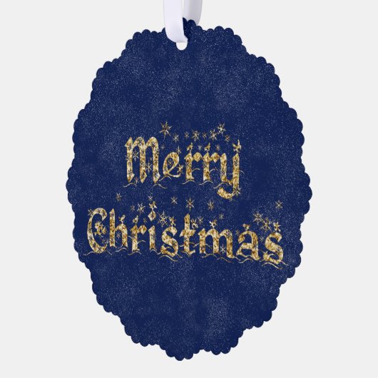 Kerstmisscène religieus ornament kaart (Links)