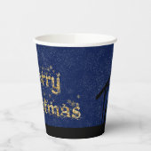 Kerstmisscène religieus papieren bekers (Links)