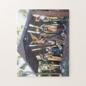 Kerstmisscène. Sanibel is., Verenigde Staten. Legpuzzel (Verticaal)