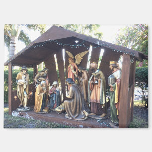 Kerstmisscène. Sanibel is., Verenigde Staten. Magneet