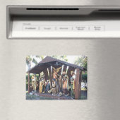 Kerstmisscène. Sanibel is., Verenigde Staten. Magneet (Insitu (Vaatwasser))