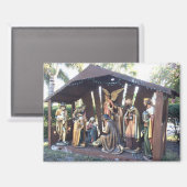 Kerstmisscène. Sanibel is., Verenigde Staten. Magneet (Voorkant / Achterkant)