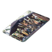 Kerstmisscène. Sanibel is., Verenigde Staten. Magneet (Linkerzijde)