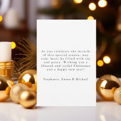 Kerstmisscène van de Heilige Nacht Feestdagenkaart