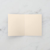 Kerstmisscène vintage bedankkaart (Binnen)