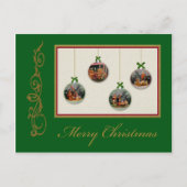 Kerstmisscènes  Briefkaart (Voorkant)