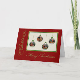 Kerstmisscènes Kaart