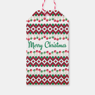 Kerstmisse servetten cadeaulabel