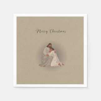 Kerstmisse servetten voor christenen